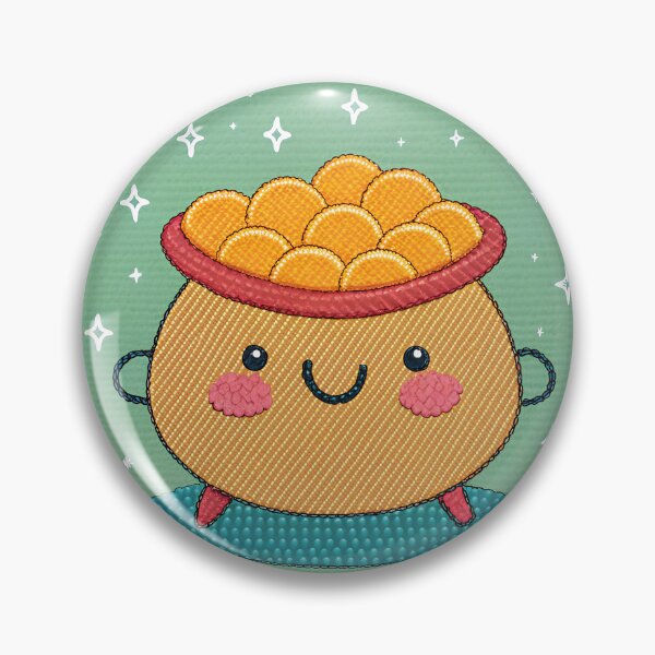 Item preview, Adorable pot of gold illustration for St Patrick's Day celebration, bring good luck and fortune with this charming lucky symbol, perfect for festive designs designed and sold by mobiza1000.