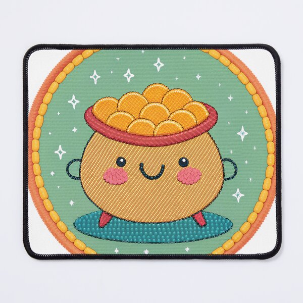 Item preview, Adorable pot of gold illustration for St Patrick's Day celebration, bring good luck and fortune with this charming lucky symbol, perfect for festive designs designed and sold by mobiza1000.