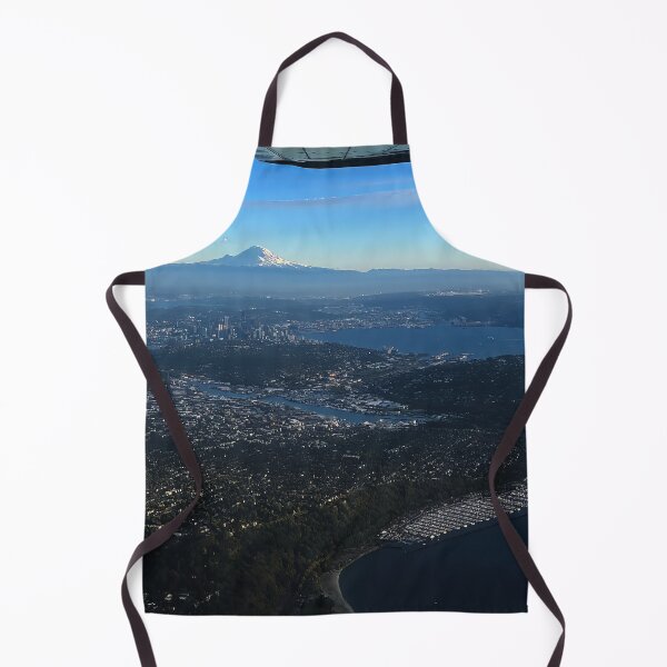 Item preview, Seattle Airplane View designed and sold by flyscenicair.