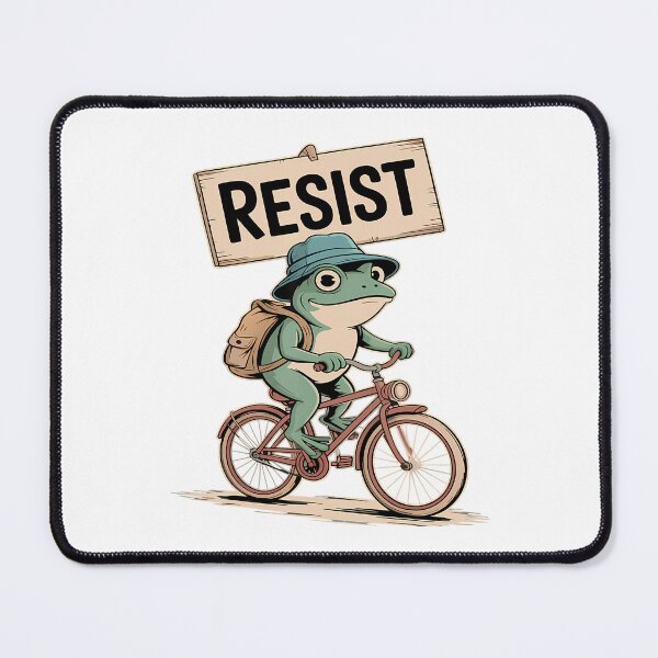 Item preview, 90s Portland Protest Frog Quote Funny Frogs Resist designed and sold by MiroslaWeidno.
