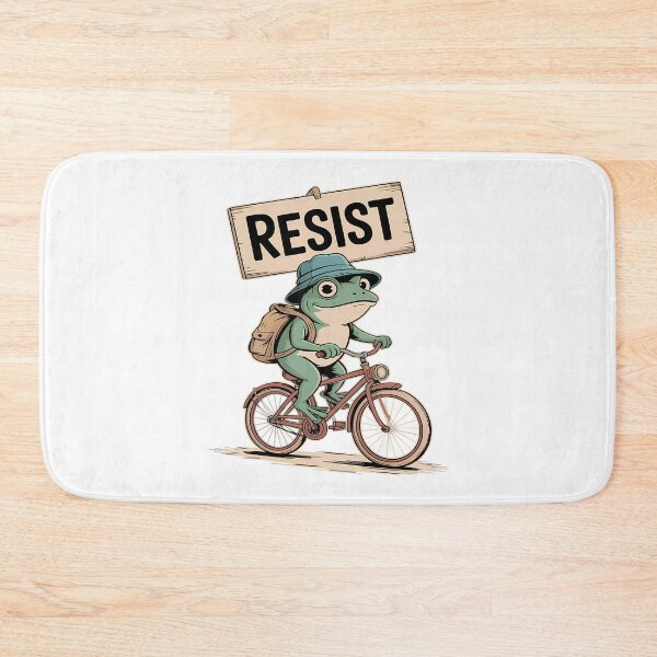 Item preview, 90s Portland Protest Frog Quote Funny Frogs Resist designed and sold by MiroslaWeidno.