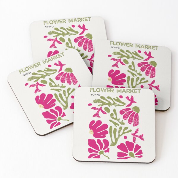 Item preview, Retro Style Tokyo Flower Market  designed and sold by Tamas Das.