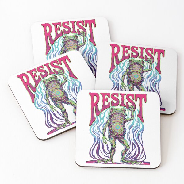 Item preview, 90s Resist Portland Quote Funny Protest Frogs Frog designed and sold by MiroslaWeidno.