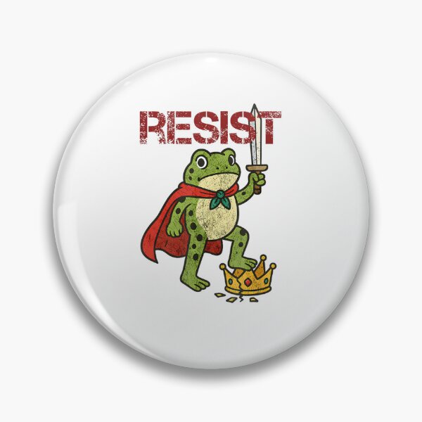 Item preview, Frogs 90s Funny Quote Resist Protest Frog Portland designed and sold by MiroslaWeidno.