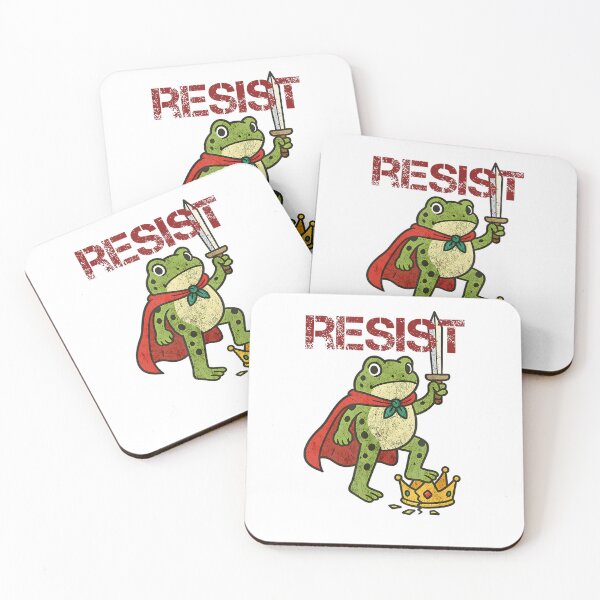 Item preview, Frogs 90s Funny Quote Resist Protest Frog Portland designed and sold by MiroslaWeidno.