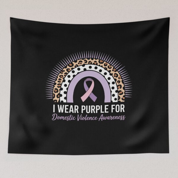 Item preview, Domestic Violence Awareness Support Rainbow designed and sold by HaileyRobel.