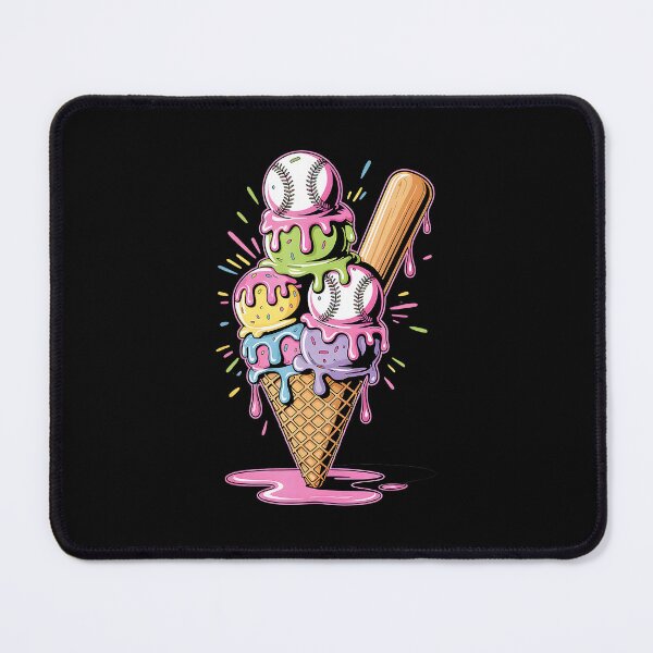 Item preview, Baseball Dripping Ice Cream Drip Youth Boys Baseball designed and sold by miaa-artistshop.