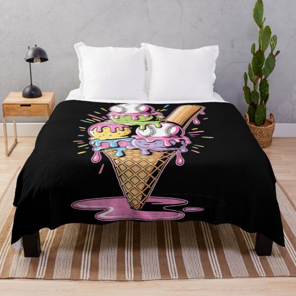 Item preview, Baseball Dripping Ice Cream Drip Youth Boys Baseball designed and sold by miaa-artistshop.
