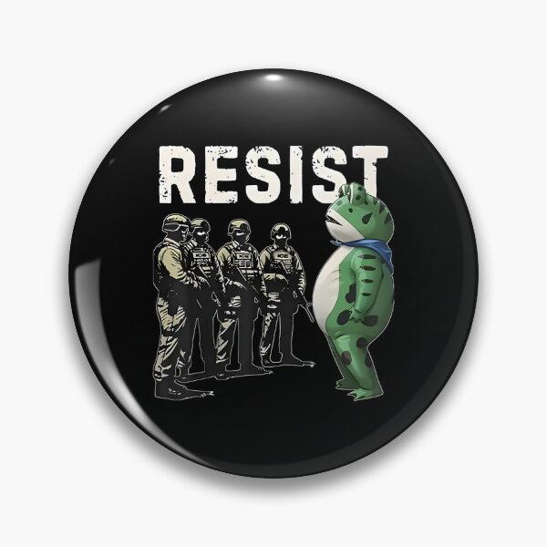 Item preview, Resist Frog Quote Portland Frogs Funny Protest 90s designed and sold by MiroslaWeidno.