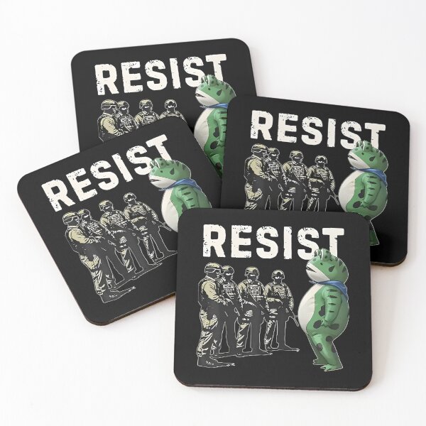 Item preview, Resist Frog Quote Portland Frogs Funny Protest 90s designed and sold by MiroslaWeidno.