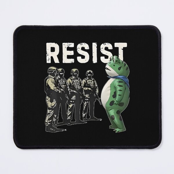 Item preview, Resist Frog Quote Portland Frogs Funny Protest 90s designed and sold by MiroslaWeidno.