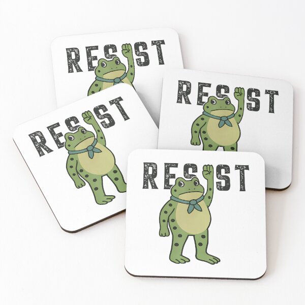 Item preview, Portland Resist Protest Frog Quote Funny 90s Frogs designed and sold by MiroslaWeidno.