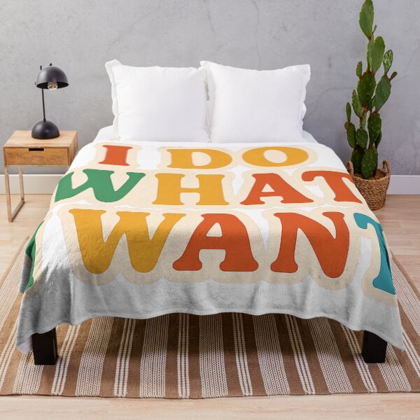 Item preview, I Do What I Want – Retro Bold Typography Design designed and sold by Zippitydodads.