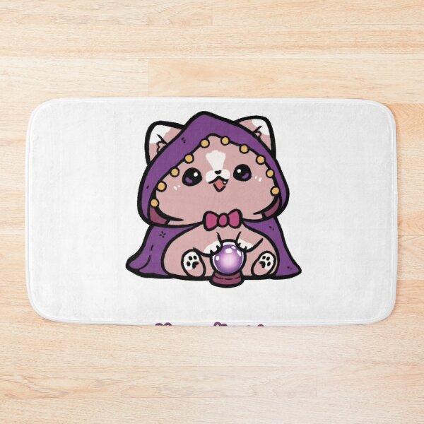 Item preview, Mystical Kitty Fortune Teller with a Glowing Crystal Ball designed and sold by refugiauy.