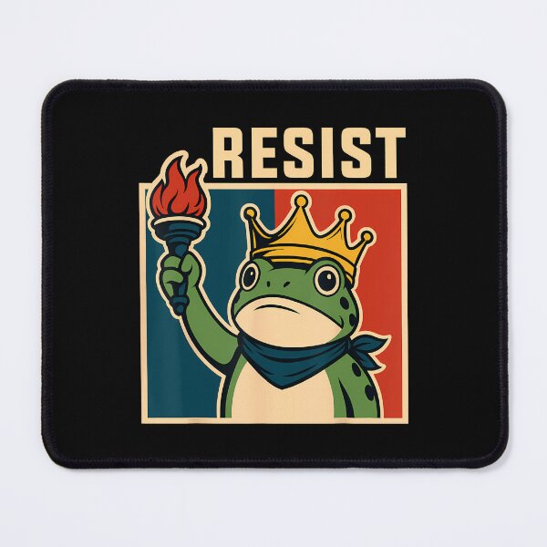 Item preview, Quote Resist Frog Protest Portland Funny Frogs 90s designed and sold by MiroslaWeidno.