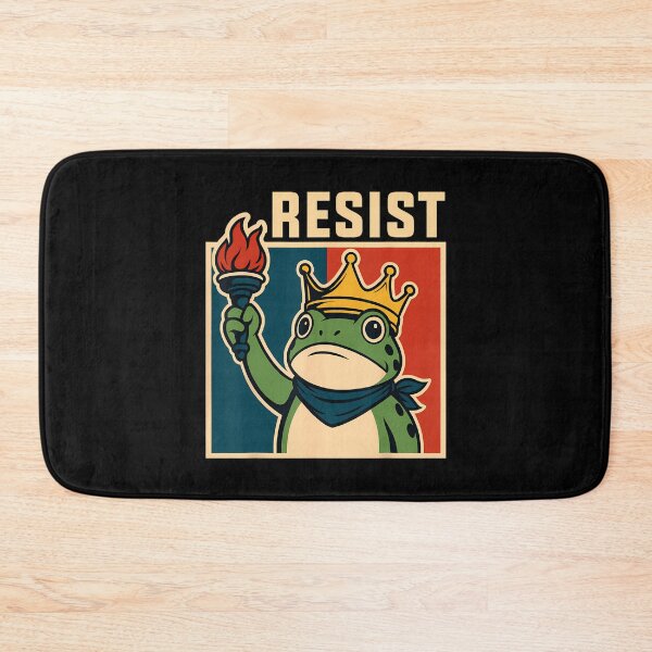 Item preview, Quote Resist Frog Protest Portland Funny Frogs 90s designed and sold by MiroslaWeidno.