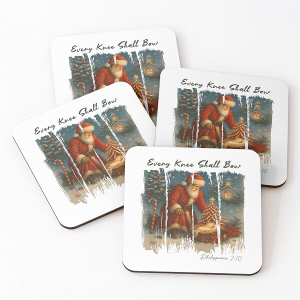 Item preview, Quote Shall Knee Every Holiday Vintage Jesus Christmas Christian Bow designed and sold by JackyEstera.
