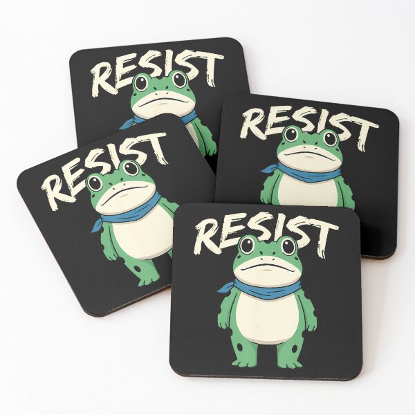 Item preview, Protest Frogs Frog Funny 90s Quote Portland Resist designed and sold by MiroslaWeidno.