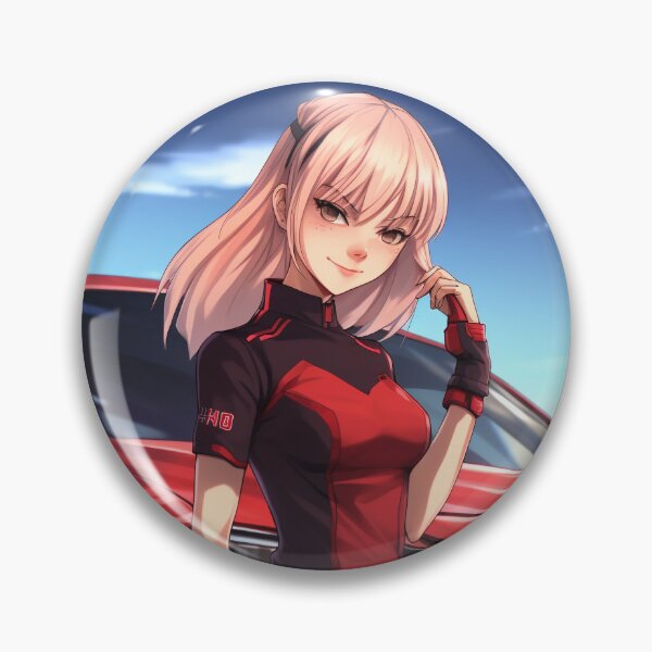 Item preview, Japanese Car Anime Girl Red designed and sold by BitterSilver.