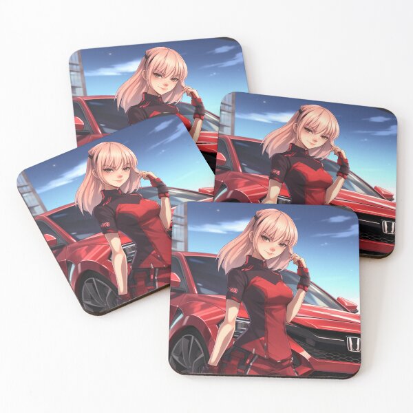 Item preview, Japanese Car Anime Girl Red designed and sold by BitterSilver.