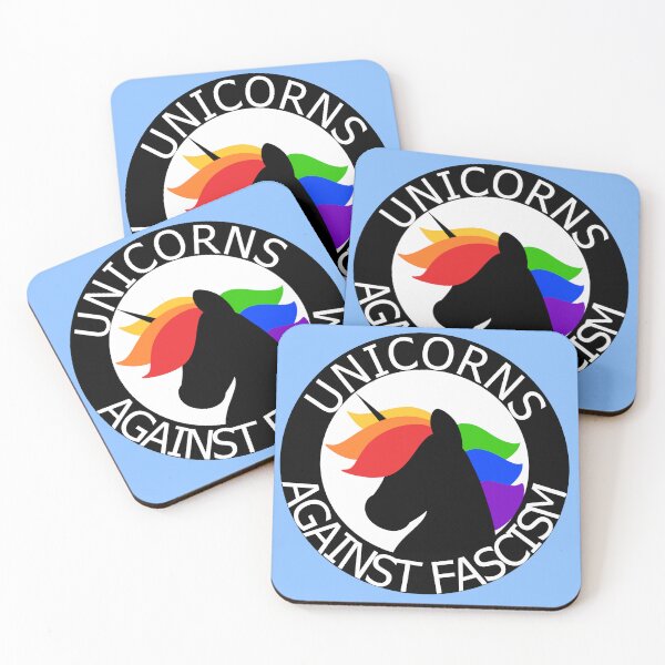 Item preview, Unicorns Against Fascism designed and sold by AzirSerinus.