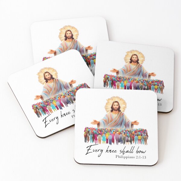 Item preview, Christian Shall Vintage Quote Bow Holiday Every Jesus Knee Christmas designed and sold by JackyEstera.