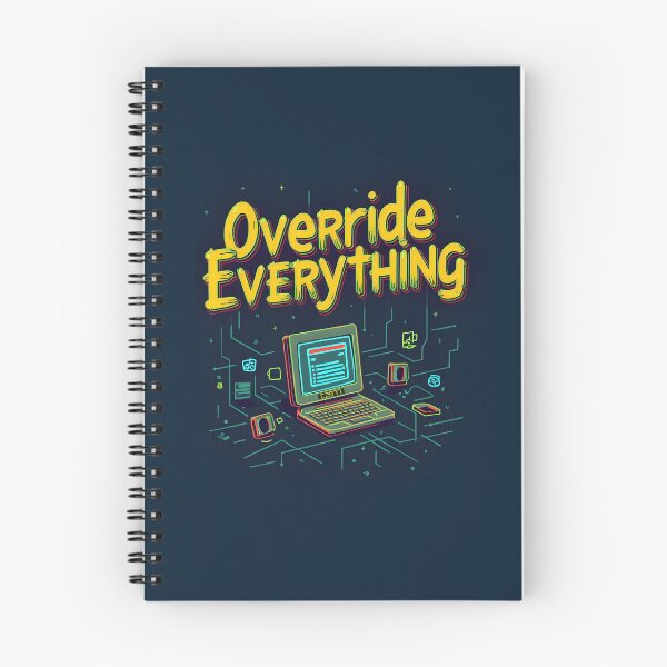 Item preview, V Override Everything - Funny Cyberpunk Hacker Gamer Quote Design designed and sold by SlightlyUnreal.