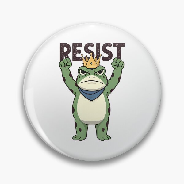 Item preview, Frogs Funny Protest Frog Portland 90s Resist Quote designed and sold by MiroslaWeidno.