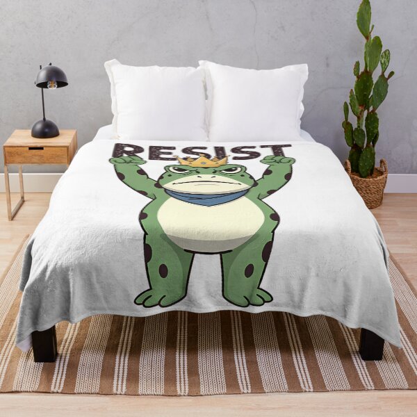 Item preview, Frogs Funny Protest Frog Portland 90s Resist Quote designed and sold by MiroslaWeidno.
