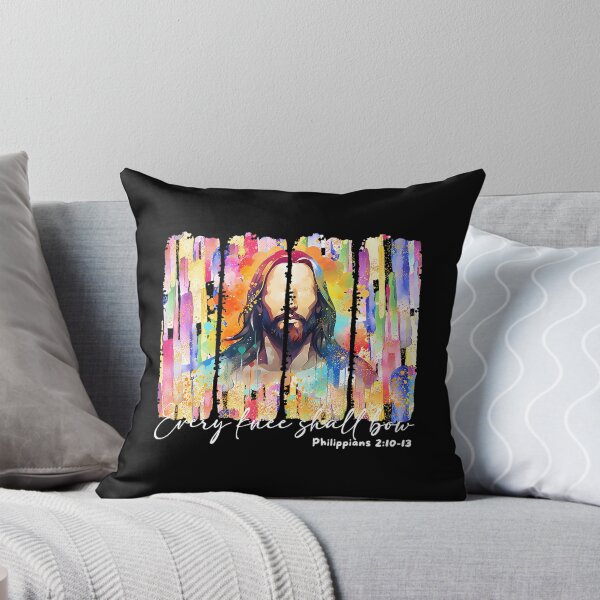 Item preview, Vintage Christmas Every Christian Bow Shall Quote Holiday Jesus Knee designed and sold by JackyEstera.