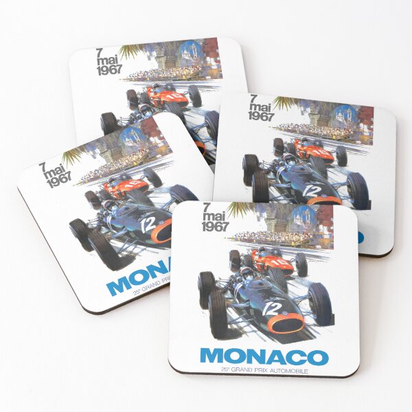 Item preview, Monaco 1967 - Restored Vintage Posters designed and sold by -Koleidescope.
