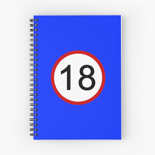Item preview, 18, Eighteen, Road Sign, Age Sign, Birthday designed and sold by AASparksDesigns.