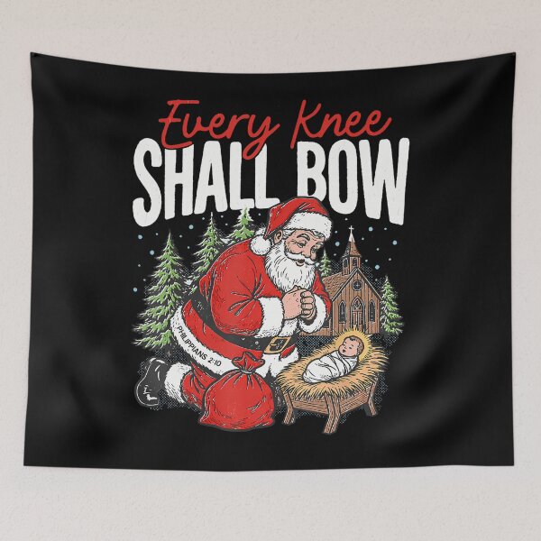 Item preview, Shall Jesus Quote Every Holiday Bow Christian Christmas Vintage Knee designed and sold by JackyEstera.