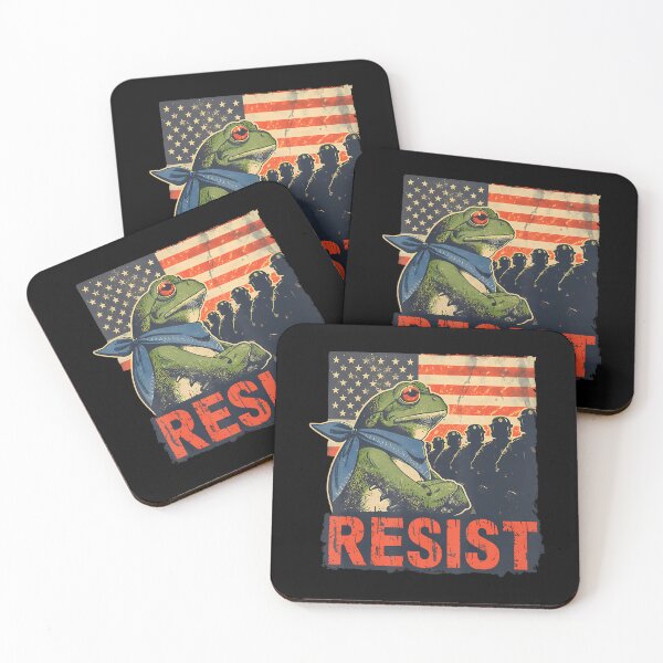 Item preview, 90s Resist Funny Protest Portland Frogs Frog Quote designed and sold by MiroslaWeidno.