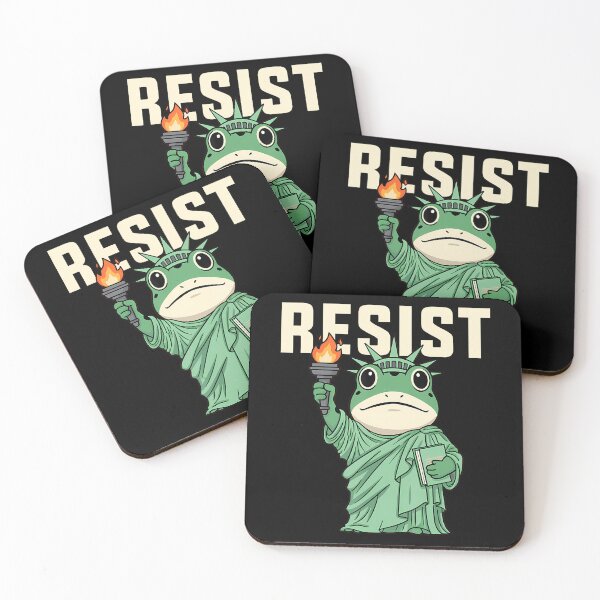 Item preview, Resist Funny Frog Protest Portland 90s Quote Frogs designed and sold by MiroslaWeidno.