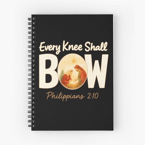 Item preview, Vintage Every Christian Shall Knee Quote Bow Jesus Christmas Holiday designed and sold by JackyEstera.