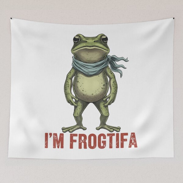 Item preview, Quote Frogs Portland 90s Protest Resist Frog Funny designed and sold by MiroslaWeidno.