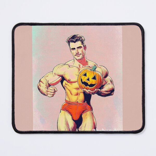 Item preview, Gay Jack-o'-lantern Hunk I designed and sold by Hunkyismything.