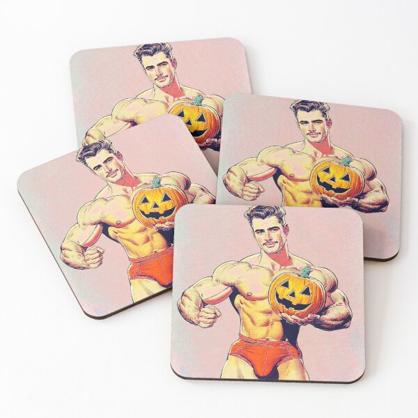 Item preview, Gay Jack-o'-lantern Hunk I designed and sold by Hunkyismything.