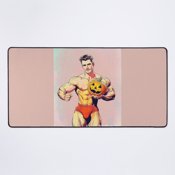 Item preview, Gay Jack-o'-lantern Hunk I designed and sold by Hunkyismything.