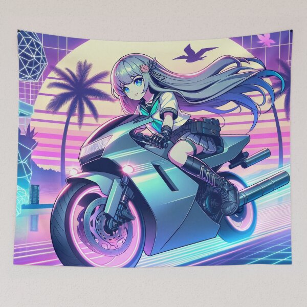 Item preview, MotoDream 2020s Retrowave designed and sold by BitterSilver.