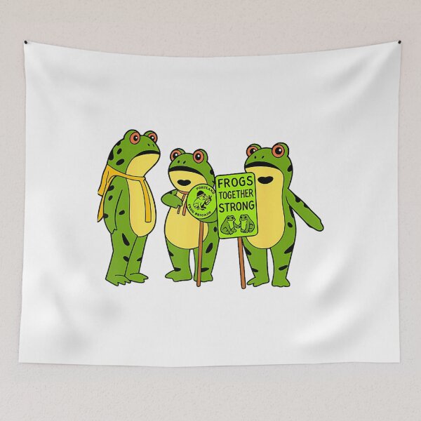 Item preview, Protest Frogs Funny Frog Portland 90s Resist Quote designed and sold by MiroslaWeidno.