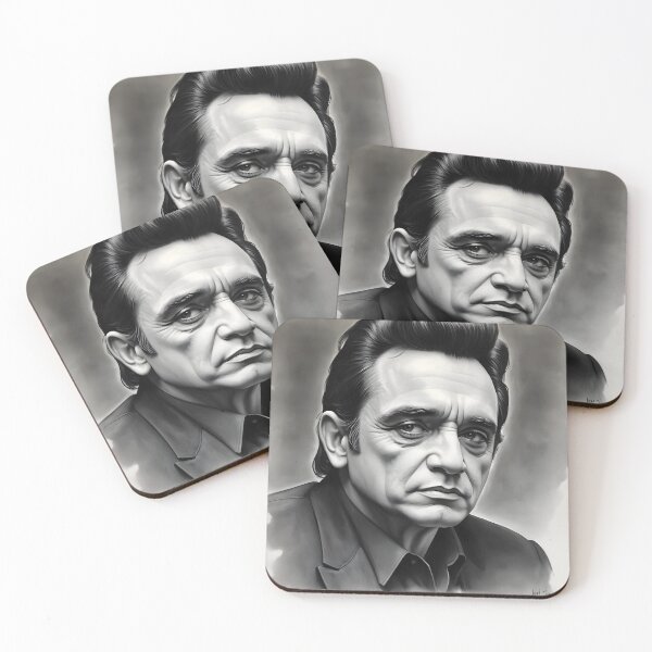 Item preview, Johnny Cash designed and sold by WorldofCharcoal.