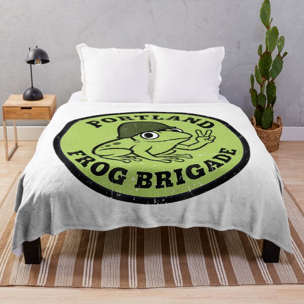 Item preview, Frog Funny Protest Frogs Resist 90s Portland Quote designed and sold by MiroslaWeidno.