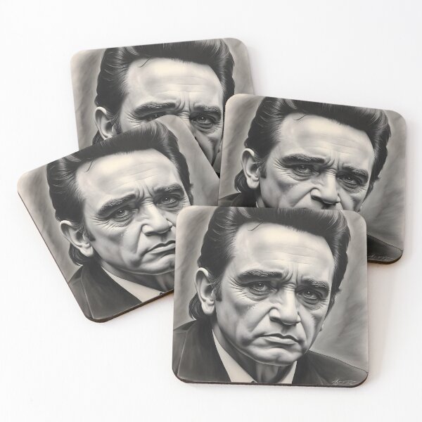 Item preview, Johnny Cash designed and sold by WorldofCharcoal.