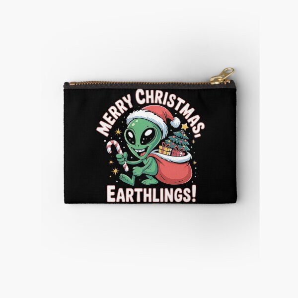 Item preview, Alien with Santa Hat – “Merry Christmas, Earthlings! designed and sold by love3617.