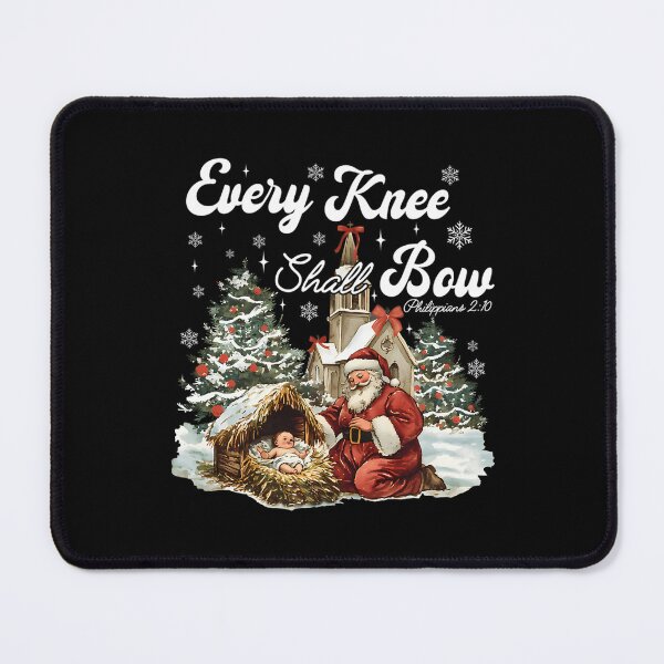 Item preview, Knee Quote Every Shall Holiday Bow Vintage Jesus Christian Christmas designed and sold by JackyEstera.