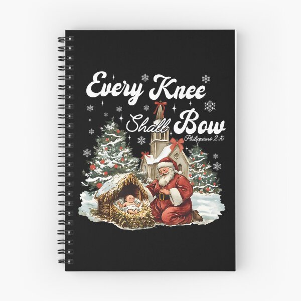 Item preview, Knee Quote Every Shall Holiday Bow Vintage Jesus Christian Christmas designed and sold by JackyEstera.