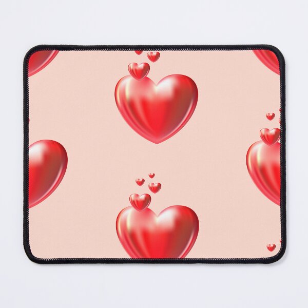 Item preview, Corazones de amor realistas en 3D, blancos y rojos designed and sold by CherryCloset.