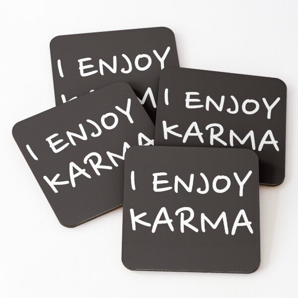 Item preview, I enjoy karma Funny witty sarcastic  designed and sold by Creations by lyne.